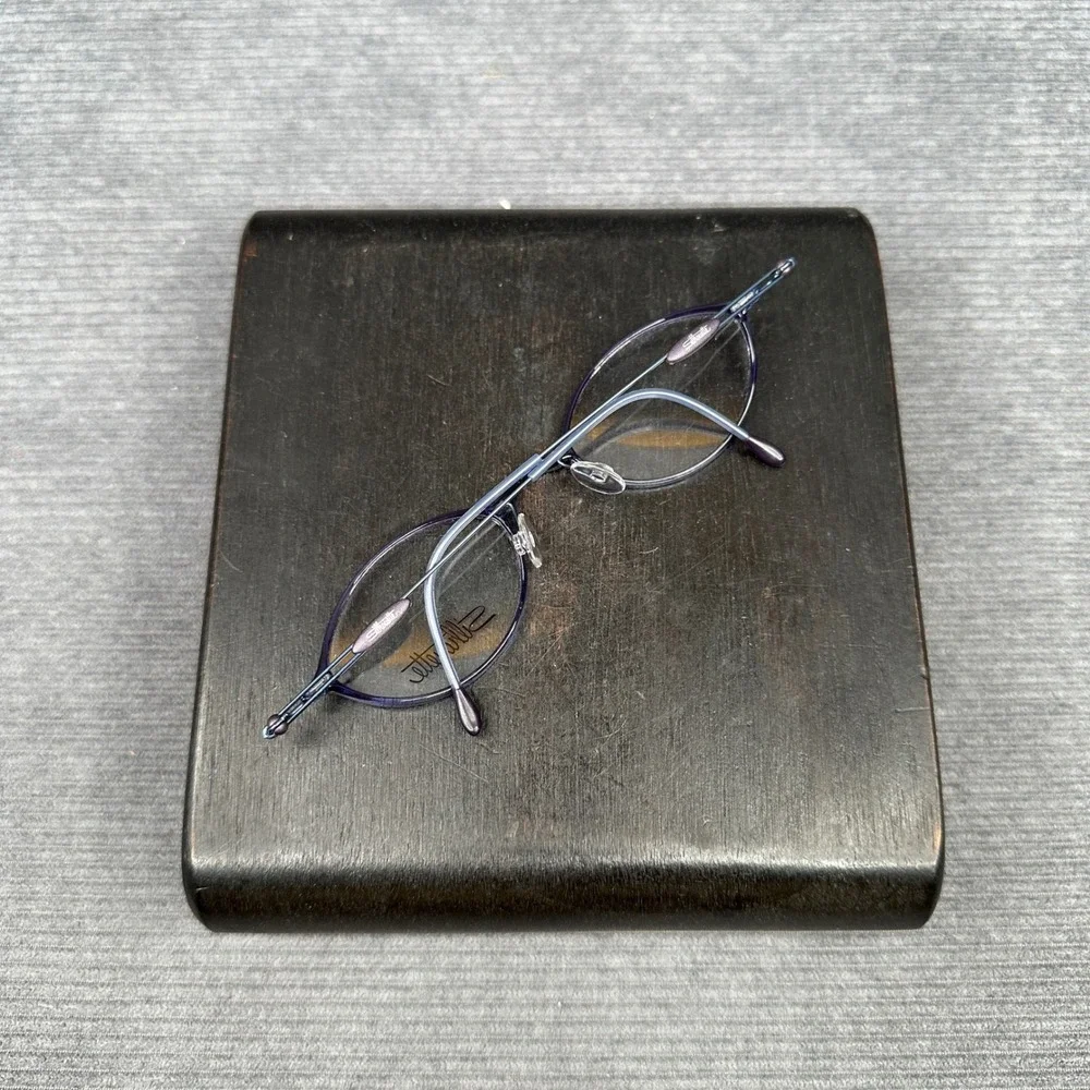 Silhouette SPX M 1948 6053 Purple Oval Y2K Eyeglasses Frames 46-21-135 Austria